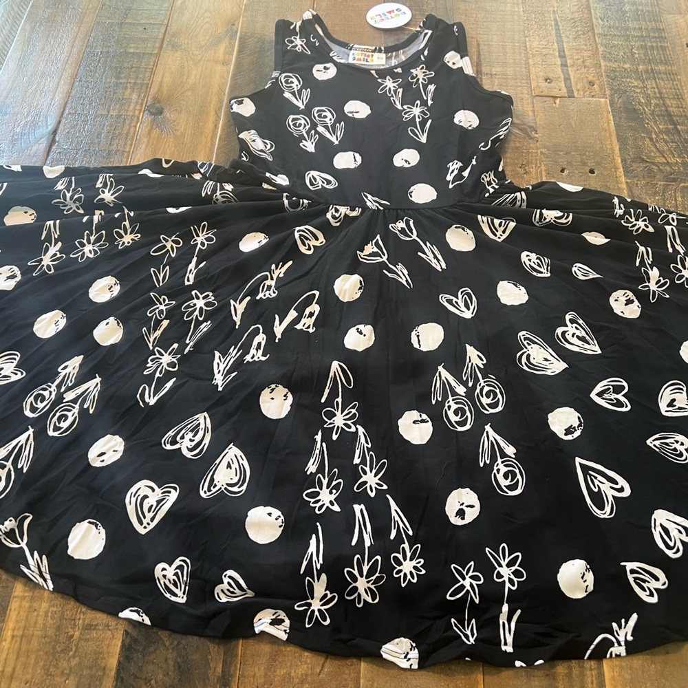 Dot Dot Smile size 8/10 girls tank twirl dress new